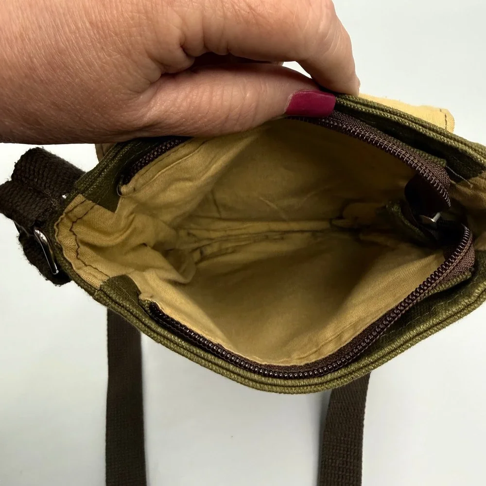 N/A canvas crossbody